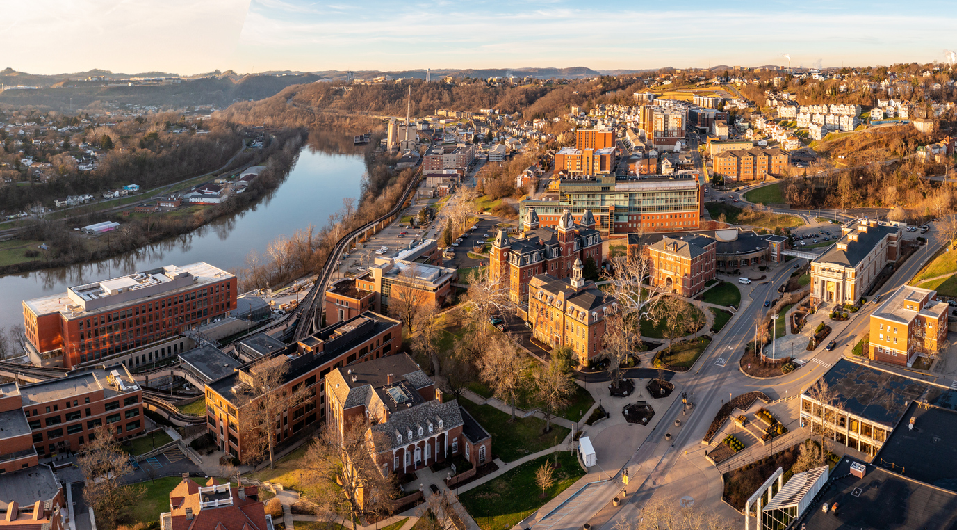 Panoramic Image of Morgantown, WV